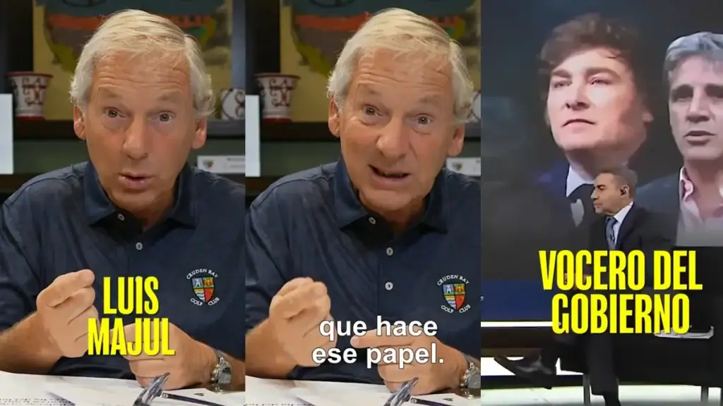Marcelo Longobardi durante un análisis sobre la vocería del Gobierno