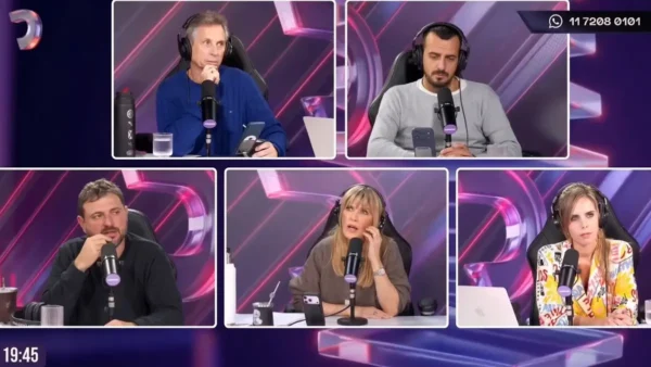 Juan Grabois durante una intervención en video criticando a Jorge Macri