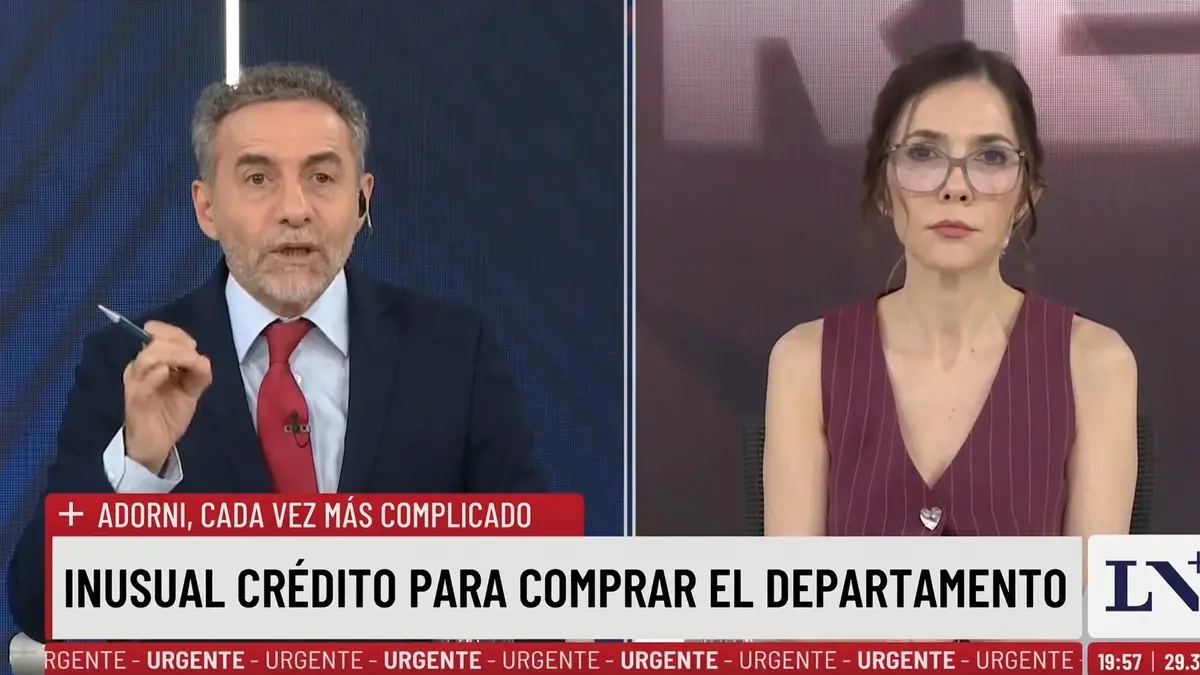Luis Majul y Cristina Pérez analizan en televisión el caso patrimonial de Manuel Adorni
