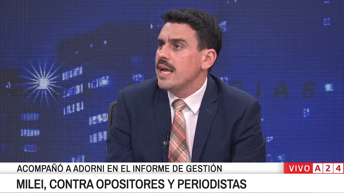 Manu Jove cuestiona a Javier Milei por su forma de ejercer el poder