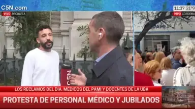 Médicos del PAMI en protesta por cambios en el sistema de pagos
