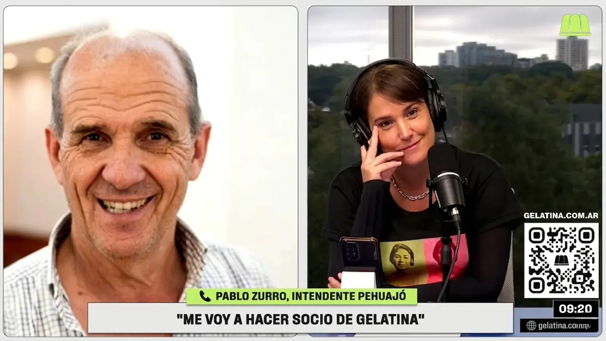 Momento de la entrevista a Pablo Zurro donde habla del contexto político