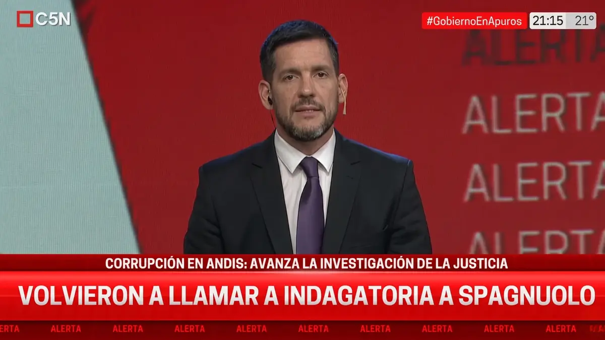 Diego Spagnuolo en contexto de investigación judicial por la causa ANDIS