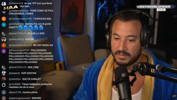 Tomás Rebord hablando sobre la pérdida de relevancia del canal Carajo