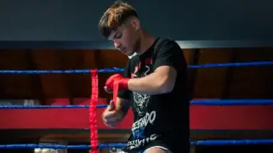 Santiago Domínguez busca sponsors para viajar al Mundial de Kickboxing en Colombia