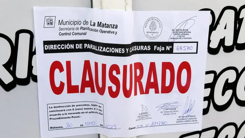 Fajas de clausura en la clínica ilegal investigada en González Catán