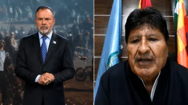 Evo Morales apuntó contra Milei y denunció persecución política en Bolivia