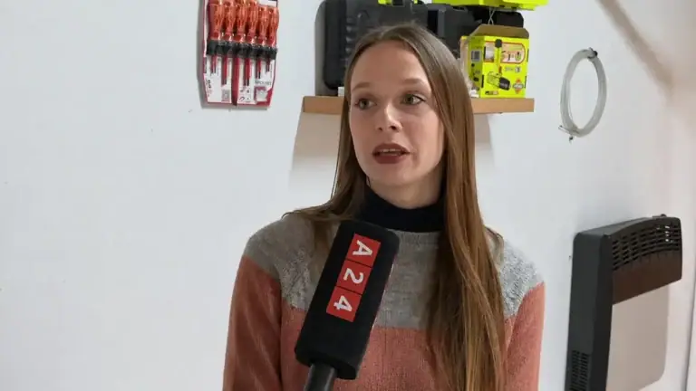 La historia de Gisela: aprendió albañilería y levantó su propia casa