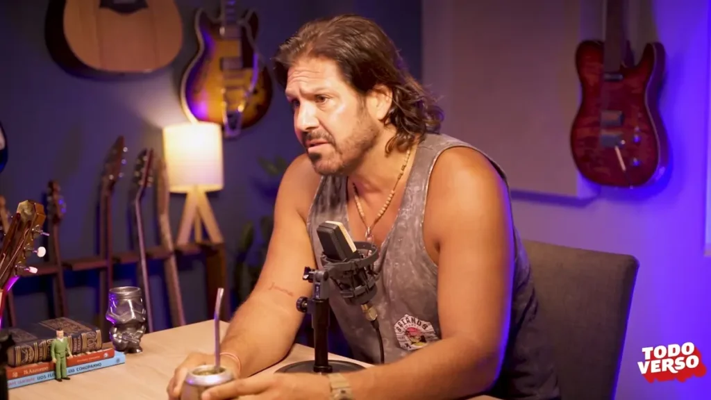 Manuel Quieto durante una entrevista en la que cuestionó a los jóvenes libertarios que apoyan a Milei.
