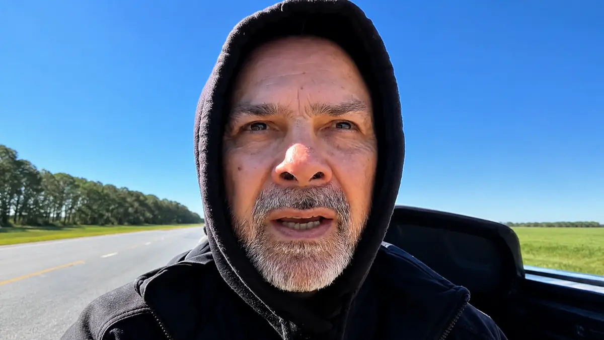 Gustavo Sylvestre y la Ruta 193: el periodista muestra los daños en su vehículo tras romper dos neumáticos por un pozo en la ruta.