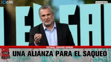 Borroni: “El saqueo más importante después del menemismo”