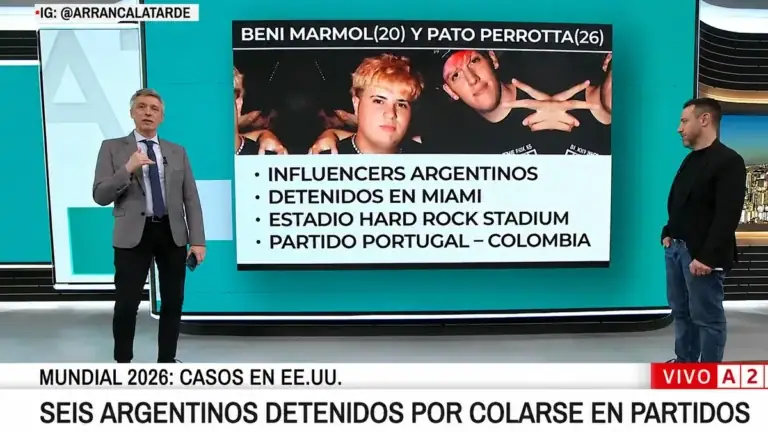 Seis argentinos fueron detenidos por colarse en estadios del Mundial de EE.UU.