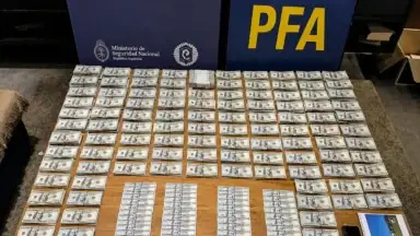 millones de dólares en la casa de Facundo Leal
