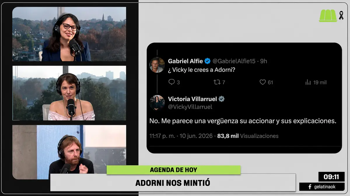 Panelistas de Gelatina comentan la respuesta de Victoria Villarruel contra Adorni en redes sociales