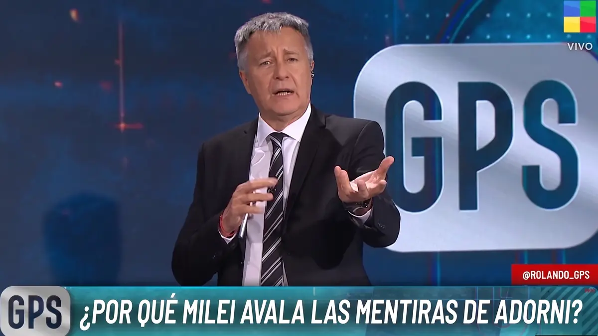 Manuel Adorni fue cuestionado por Rolando Graña en un duro editorial sobre el respaldo de Javier Milei.