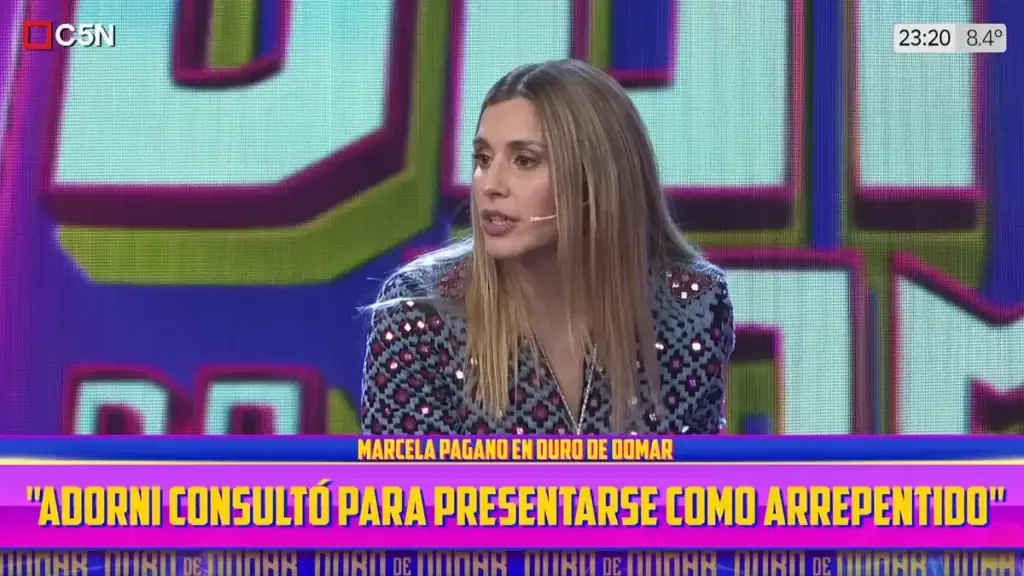 Marcela Pagano aseguró que Manuel Adorni consultó cómo presentarse como arrepentido y cuestionó su continuidad en el Gobierno.