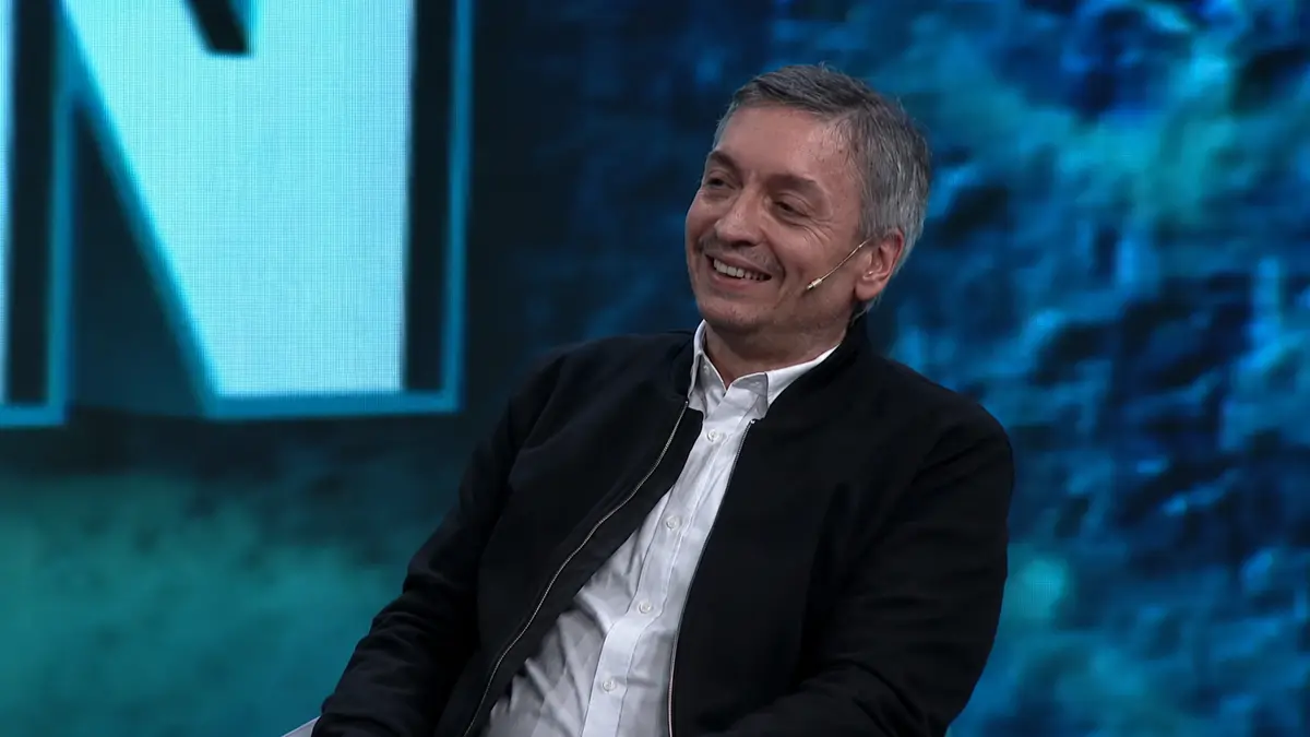 Máximo Kirchner en Minuto Uno durante una entrevista con Gustavo Sylvestre sobre Cristina Kirchner, Milei y el FMI