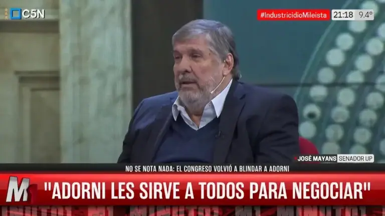 José Mayans: "Milei ningunea a Macri y lo dejó solo comiendo una milanesa"