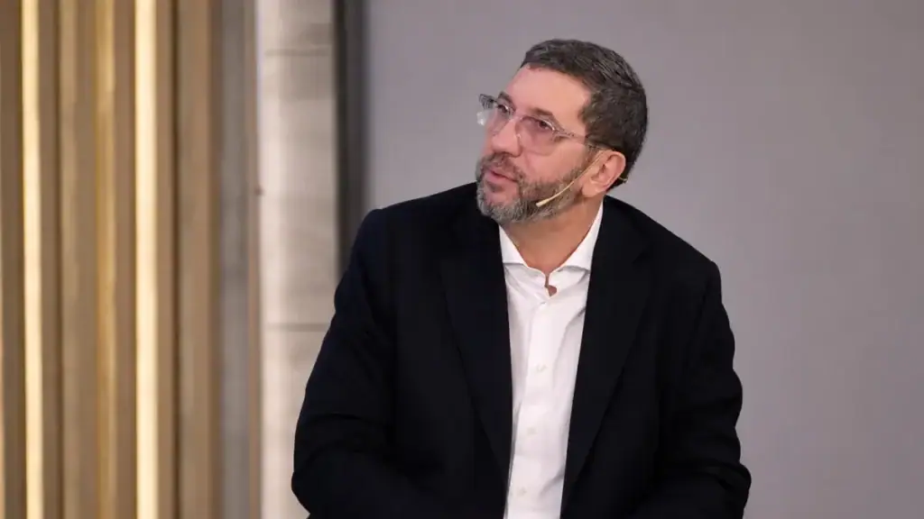 Juan Manuel Olmos durante una entrevista sobre la situación judicial de Cristina Kirchner.
