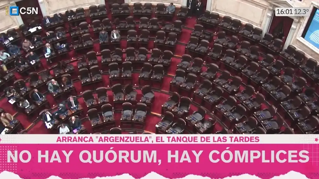 Jorge Rial cuestionó el recinto vacío de Diputados tras la caída de la sesión por Manuel Adorni.
