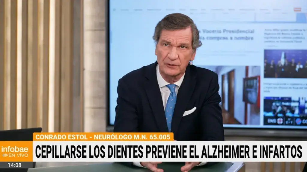 Conrado Estol explicó la relación entre la salud bucal y el riesgo de enfermedades neurológicas y cardiovasculares.