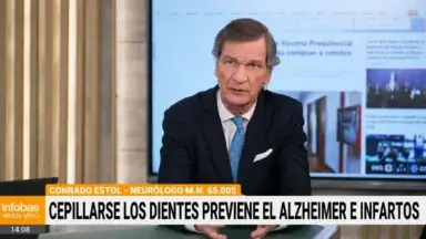 Conrado Estol explicó la relación entre la salud bucal y el riesgo de enfermedades neurológicas y cardiovasculares.
