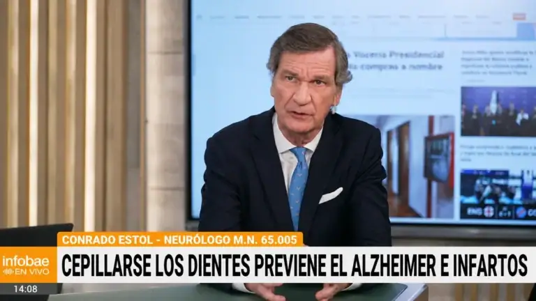 Conrado Estol advirtió sobre la enfermedad silenciosa de la boca que puede afectar el cerebro